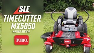 Toro TimeCutter MX5050 Zero Turn Mower 50quot Deck 245 HP Toro Review [upl. by Yug]