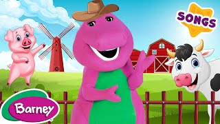 Barney  Old MacDonald  Live Action SONG [upl. by Enirehtak]