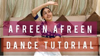 Afreen Afreen  Dance Tutorial  Semiclassical × Whacking  Anvi Shetty Tutorial  Sitting Dance [upl. by Ennaear259]