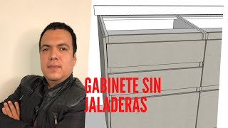 Cómo hacer gabinete de cocina sin jaladeras sin corte 45 sin herrajes especiales [upl. by Broeder227]