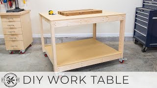 DIY Workbench  Work Table  How to Build [upl. by Roseline342]