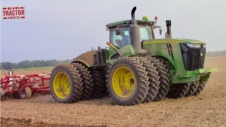 Big TRACTORS Working Spring Tillage [upl. by Cresida]