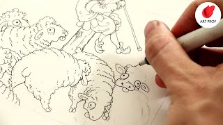 Rapidograph Pens Techniques for Drawing for Beginners [upl. by Evers]