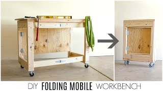 DIY Folding Mobile Workbench [upl. by Buford]