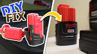 DIY Milwaukee M12 Battery Fix [upl. by Dulcy]