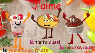 Miam Miam the food song in French [upl. by Rendrag]