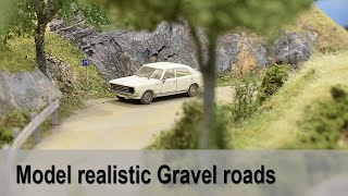 Model realistic gravel road [upl. by Ariek]