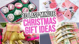 10 LastMinute DIY Christmas Gift Ideas [upl. by Sylram]