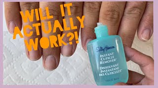 Sally Hansen Cuticle Remover Review [upl. by Cirederf]