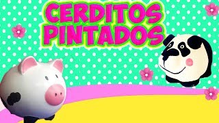 🎨COMO PINTAR ALCANCÍAS CERDITOS EN CERÁMICA 🐷 DIY [upl. by Eissalc]