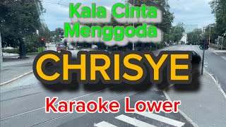 Kala Cinta Menggoda  Chrisye Lower Karaoke Version [upl. by Jesselyn]