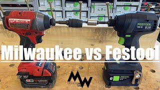 MWShopTalk  Festool TID18 vs Milwaukee M18FID [upl. by Corydon]