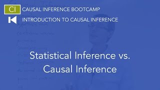 Statistical vs Causal Inference Causal Inference Bootcamp [upl. by Anayk]