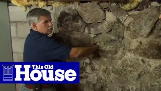 How to Repoint a Stone Foundation  This Old House [upl. by Cynara]