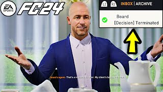 HOW FAST CAN YOU GET SACKED IN FC 24 Career Mode [upl. by Fotzsyzrk]