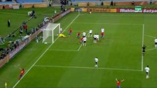 Gol de Puyol  Alemania Vs España  Semifinal Mundial Sudáfrica 2010 HD [upl. by Roobbie931]