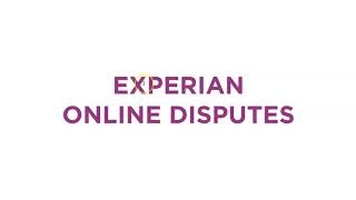 Experian Online Disputes [upl. by Atiras]