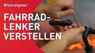 Fahrradlenker verstellen  so gehts richtig [upl. by Kashden]