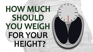 How Much Should You Weigh For Your Height Gender And Body Frame Size [upl. by Laszlo]