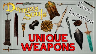 Unique Weapons Guide Every Location  Demons Souls Remake PS5 [upl. by Ecylahs]