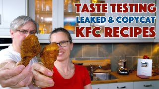 Testing KFC Copycat Recipes  Episode 3  How To Make KFC Secret Recipe At Home  Glen And Friends [upl. by Boyse801]