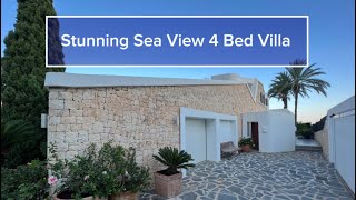 4 Bed Sea View Villa Javea Spain [upl. by Esadnac545]