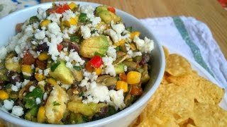 Cowboy Caviar  Texas Caviar  Easy Chip and Dip Recipe [upl. by Minni]