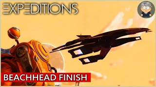 Finishing Beachhead ♦️ No Mans Sky Gameplay  Expeditions Season 2  Part 4 [upl. by Plume]