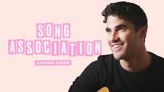 Darren Criss Sings The Killers Whitney Houston and Fall Out Boy  Song Association  ELLE [upl. by Filip858]