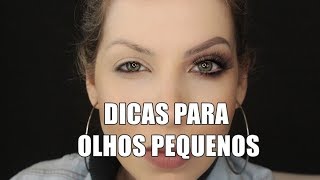 COMO AUMENTAR OS OLHOS COM MAQUIAGEM [upl. by Nissa65]