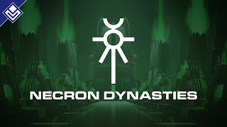 Necron Dynasties  Warhammer 40000 [upl. by Arenat228]