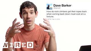 Alex Honnold Answers Rock Climbing Questions From Twitter  Tech Support  WIRED [upl. by Kared819]