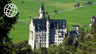 Neuschwanstein Castle Germany Amazing Places 4K [upl. by Eidnim]