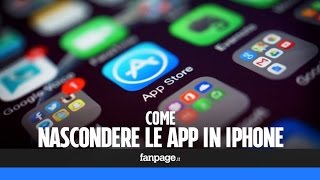 Come nascondere le app in iPhone senza jailbreak [upl. by Petit729]