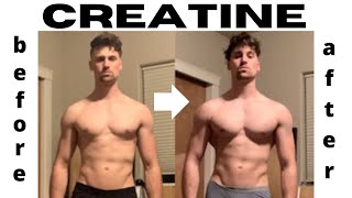 Creatine Before And After  30 Day Creatine Transformation  Creatine Monohydrate Review [upl. by Scharff552]