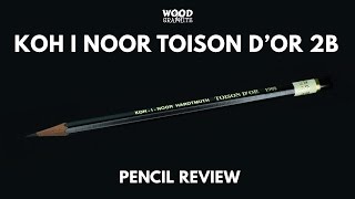 Koh I Noor Toison DOr 1900 2B Pencil Review  ✎WampG✎ [upl. by Ennaus939]