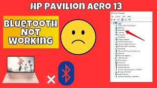 How to Solve HP Pavilion Aero 13 Bluetooth Connection Problem Windows 1011 [upl. by Roskes]