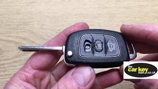 Key Repair Hyundai Kia Flip Key New Style [upl. by Eillib]