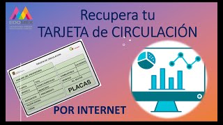 Cómo recuperar la tarjeta de circulación por INTERNET del EDO MEX [upl. by Egarton]