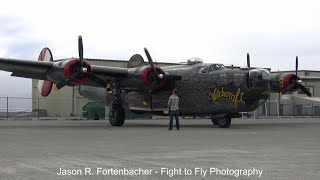 B24 Engine Start amp Takeoff [upl. by Newnorb]