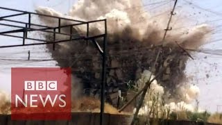 Iraq Video reveals ISIS regime in Mosul  BBC News [upl. by Mellins666]