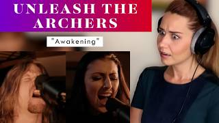 Unleash the Archers quotAwakeningquot REACTION amp ANALYSIS by Vocal CoachOpera Singer [upl. by Llorre231]