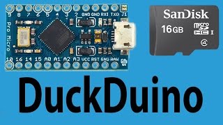 Arduino BadUSB  with microSD support [upl. by Nitnert]