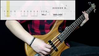 Yes  Roundabout Bass Cover Play Along Tabs In Video [upl. by Ennagroeg]