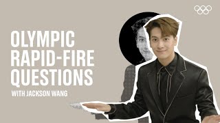 20 Rapidfire Olympic questions with Jackson Wang [upl. by Malory]