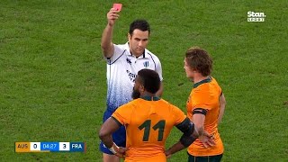 Marika Koroibete red card [upl. by Anelav273]