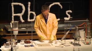 Alkali Metals  19 Reactions of rubidium and caesium with the air [upl. by Alyek]