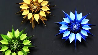 EASY DIY Paper Snowflake DIY 3D  Yakomoga EASY DIY [upl. by Kahlil]