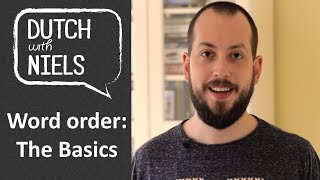 Learn Dutch Word order The basics of building a sentence  with Niels [upl. by Anagnos]