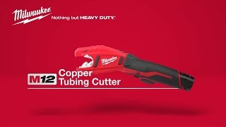 Milwaukee® M12™ Copper Tubing Cutter [upl. by Iramat]